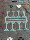 Kelim Kaktusseide 240x140
