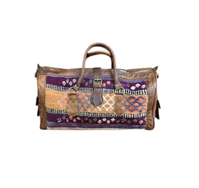 Kelim/Leder Tasche Handgepäck-Tasche