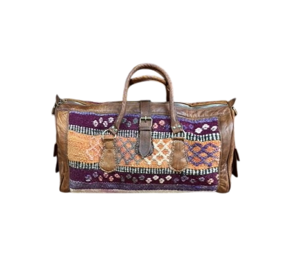 Kelim/Leder Tasche Handgepäck-Tasche
