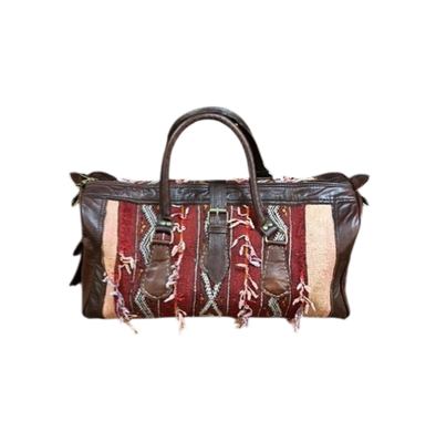 Kelim/Leder Tasche  Handgepäck-Tasche