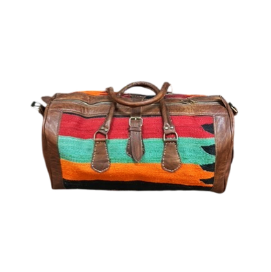 Kelim/Leder Tasche