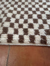 Schachbrett Weiß/Braun 260x160