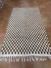 Schachbrett Weiß/Braun 260x160